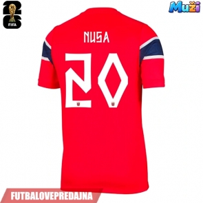 Lacne Muži Futbalové dres Nórsko Antonio Nusa #20 MS 2026 Krátky Rukáv - Domáci